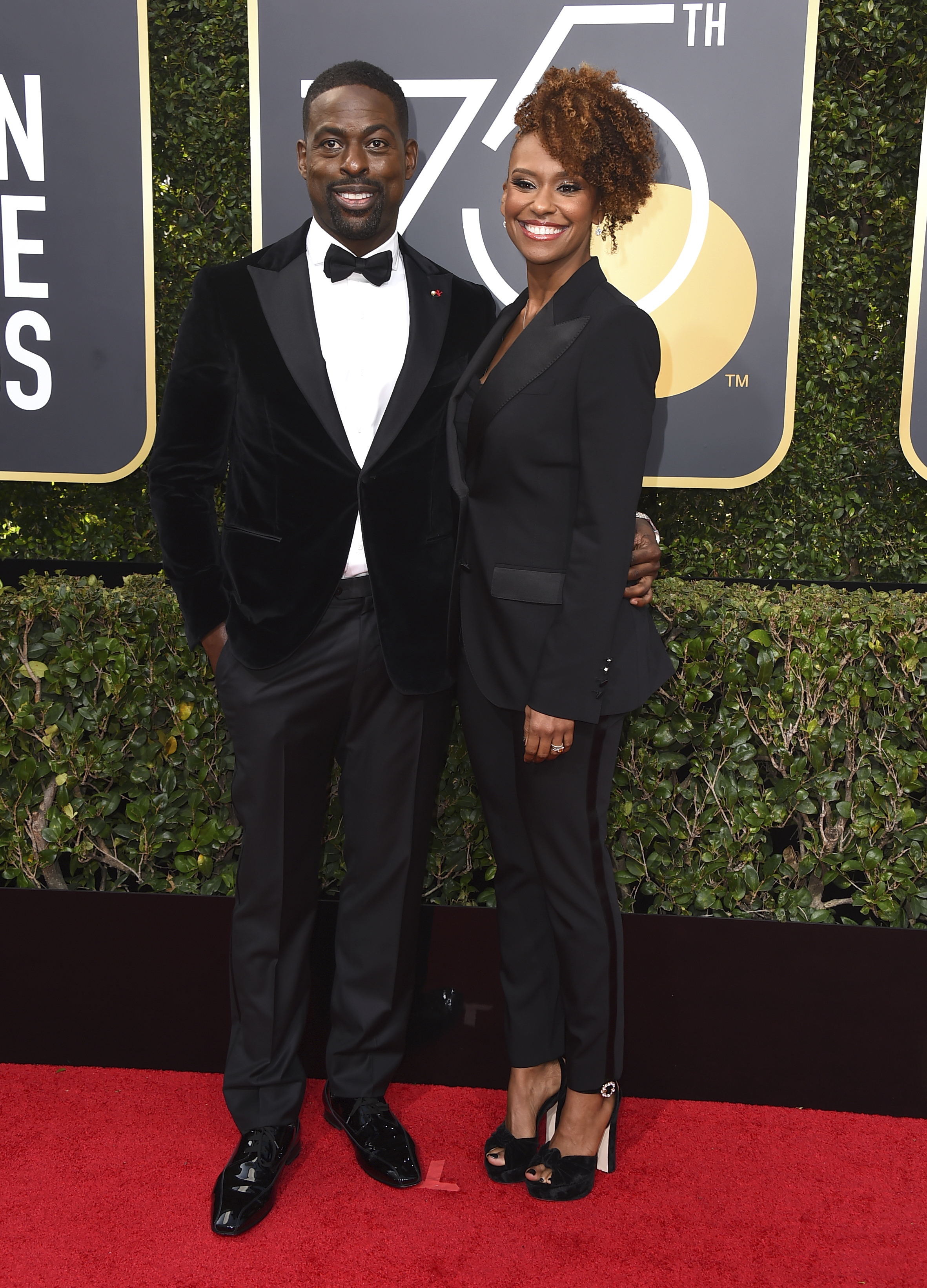 <div class="meta image-caption"><div class="origin-logo origin-image ap"><span>AP</span></div><span class="caption-text">Sterling K. Brown, left, and Ryan Bathe arrive at the 75th annual Golden Globe Awards at the Beverly Hilton Hotel on Sunday, Jan. 7, 2018, in Beverly Hills, Calif. (Jordan Strauss&#47;Invision&#47;AP)</span></div>