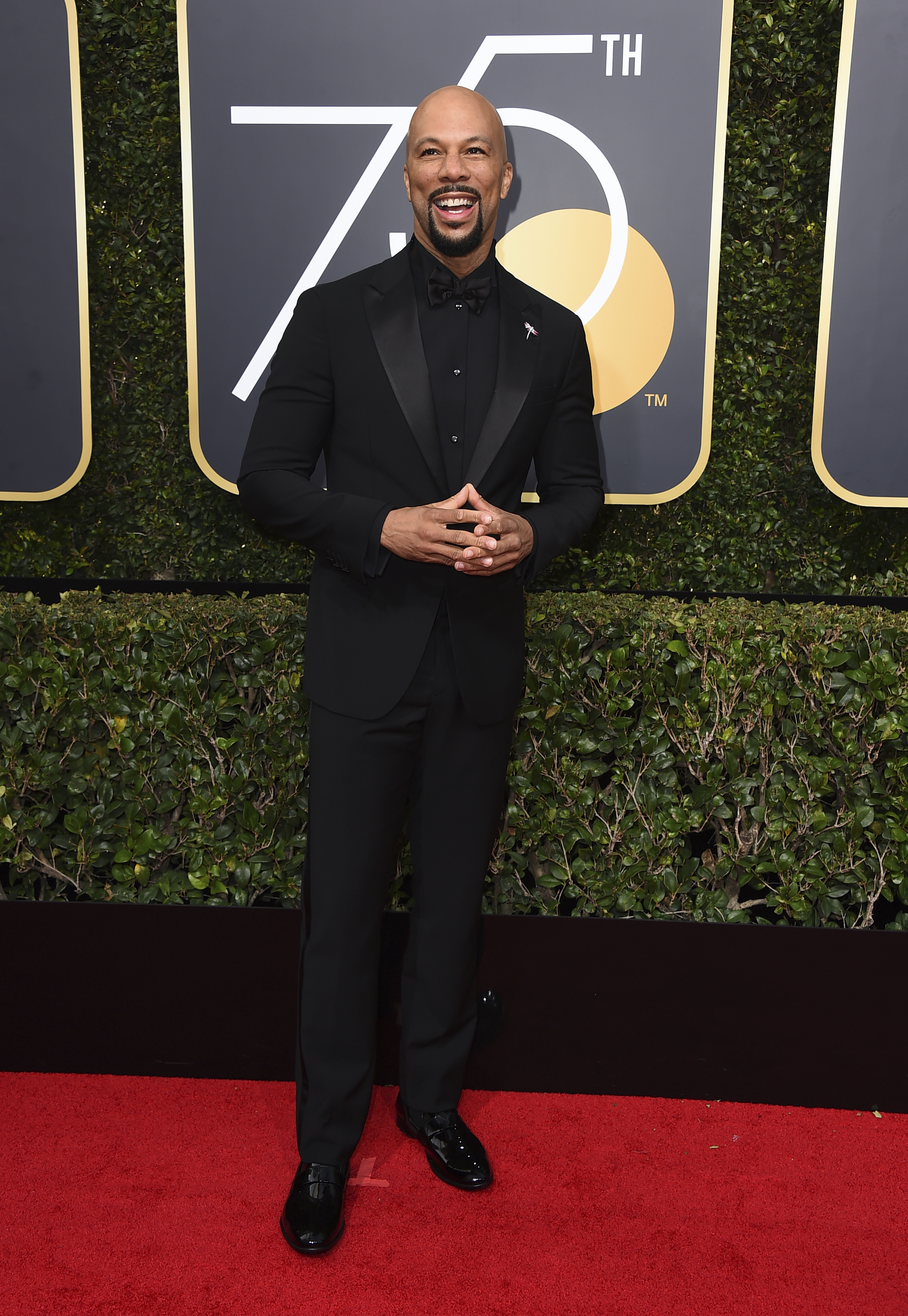 <div class="meta image-caption"><div class="origin-logo origin-image ap"><span>AP</span></div><span class="caption-text">Common arrives at the 75th annual Golden Globe Awards at the Beverly Hilton Hotel on Sunday, Jan. 7, 2018, in Beverly Hills, Calif. (Jordan Strauss&#47;Invision&#47;AP)</span></div>
