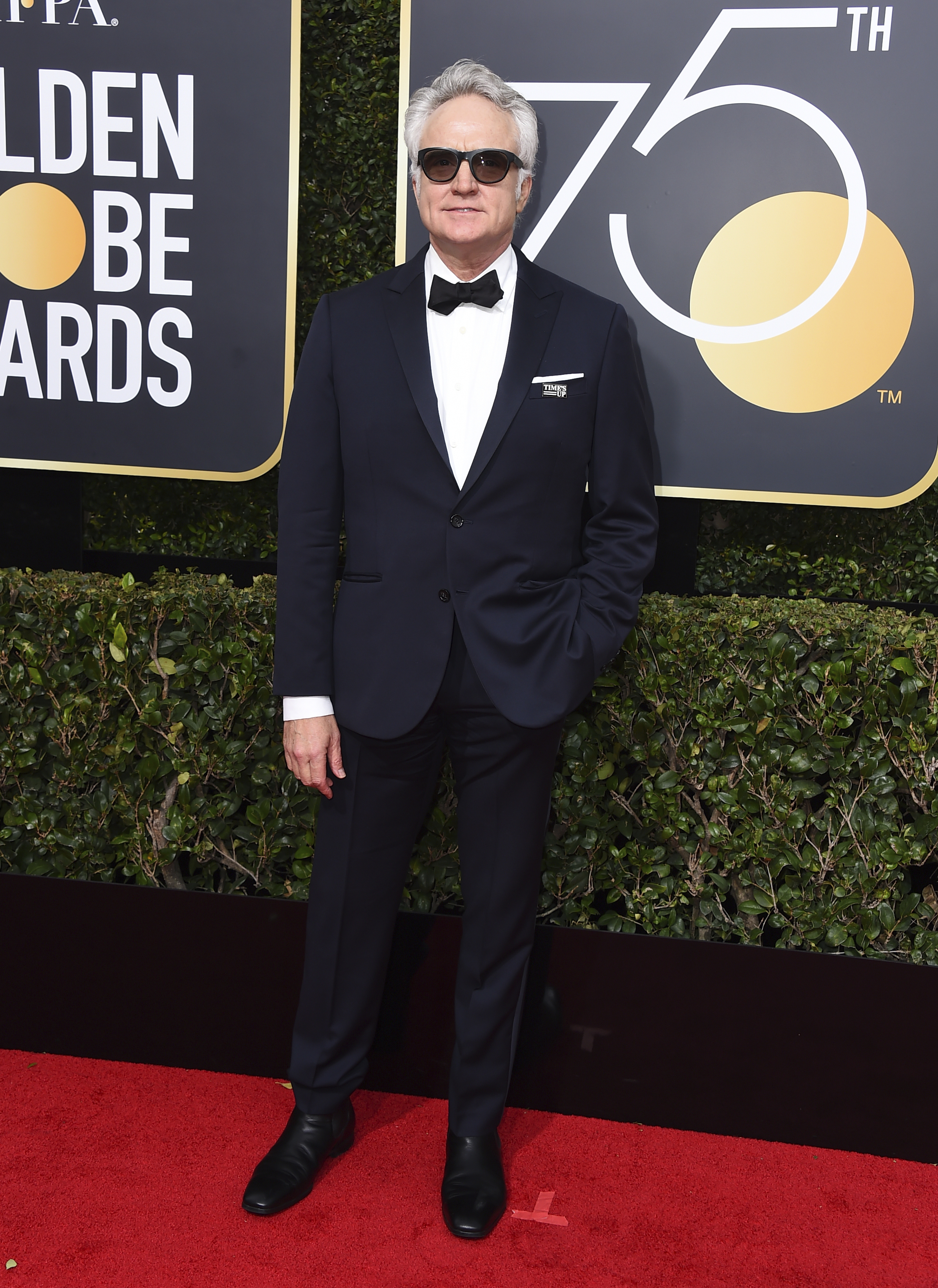<div class="meta image-caption"><div class="origin-logo origin-image ap"><span>AP</span></div><span class="caption-text">Bradley Whitford arrives at the 75th annual Golden Globe Awards at the Beverly Hilton Hotel on Sunday, Jan. 7, 2018, in Beverly Hills, Calif. (Jordan Strauss&#47;Invision&#47;AP)</span></div>