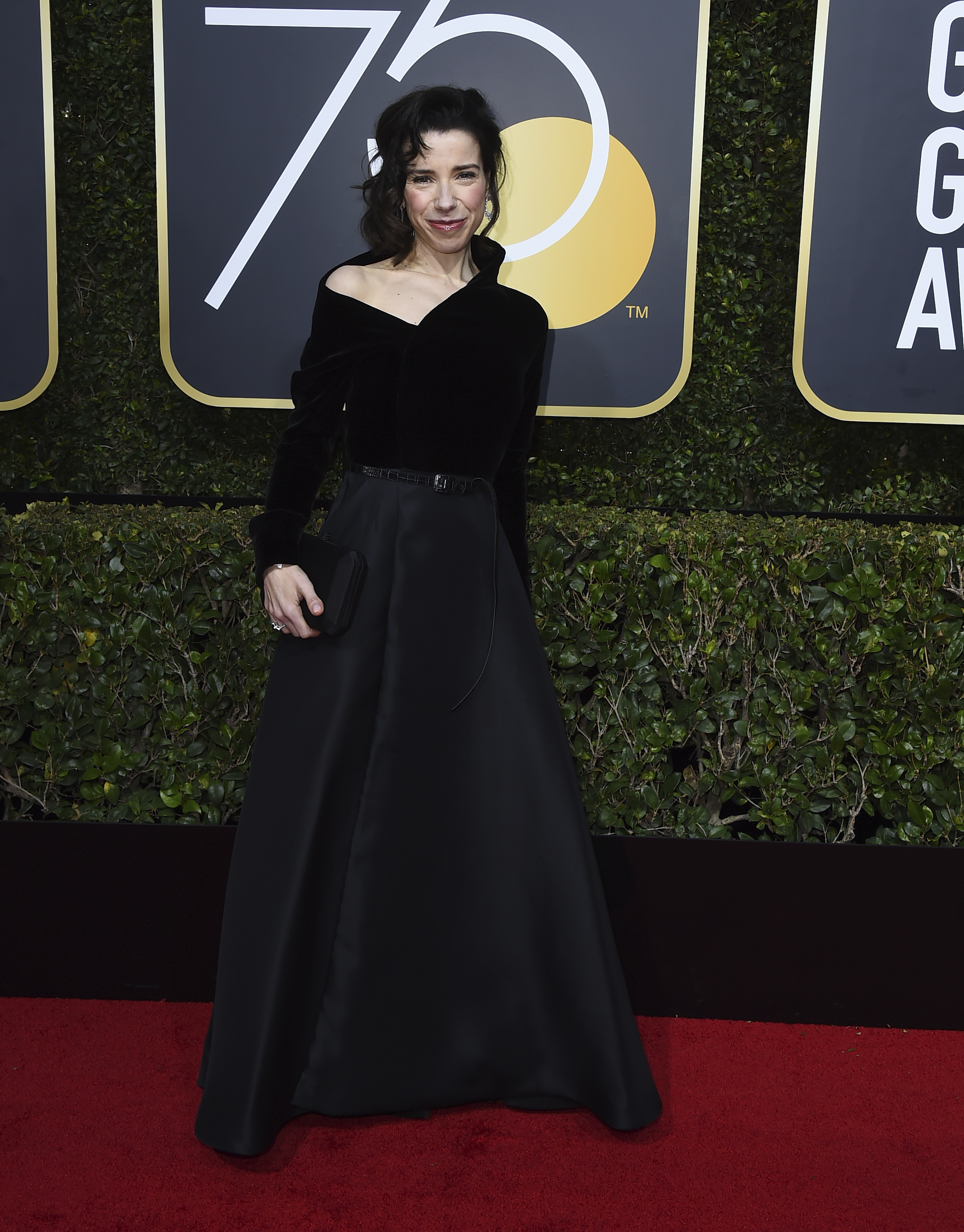 <div class="meta image-caption"><div class="origin-logo origin-image ap"><span>AP</span></div><span class="caption-text">Sally Hawkins arrives at the 75th annual Golden Globe Awards at the Beverly Hilton Hotel on Sunday, Jan. 7, 2018, in Beverly Hills, Calif. (Jordan Strauss&#47;Invision&#47;AP)</span></div>