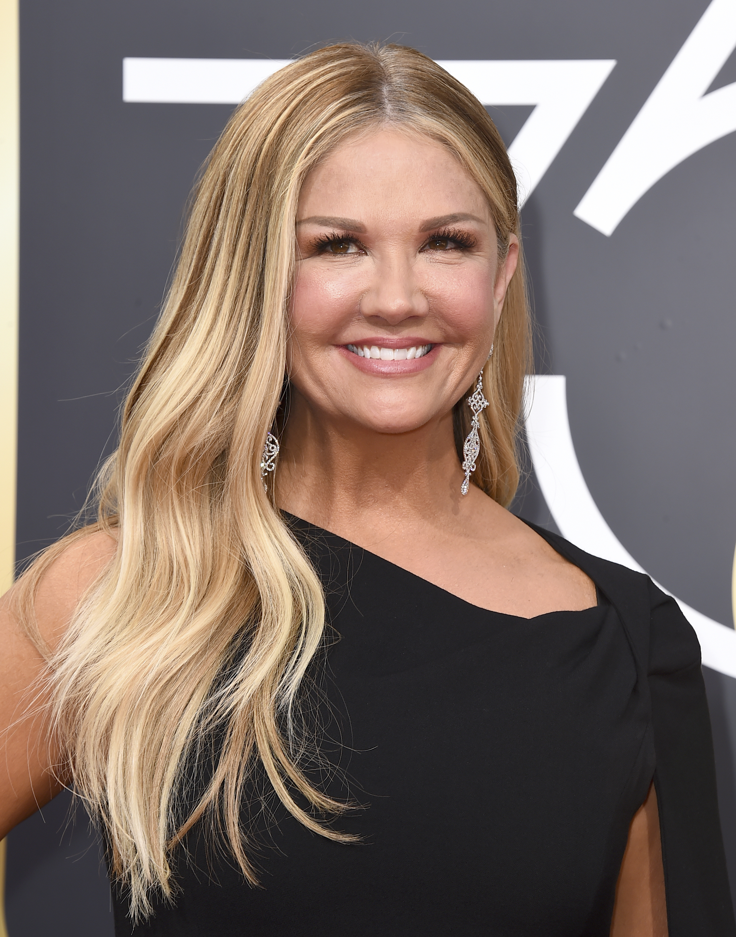 <div class="meta image-caption"><div class="origin-logo origin-image ap"><span>AP</span></div><span class="caption-text">Nancy O&#39;Dell arrives at the 75th annual Golden Globe Awards at the Beverly Hilton Hotel on Sunday, Jan. 7, 2018, in Beverly Hills, Calif. (Jordan Strauss&#47;Invision&#47;AP)</span></div>