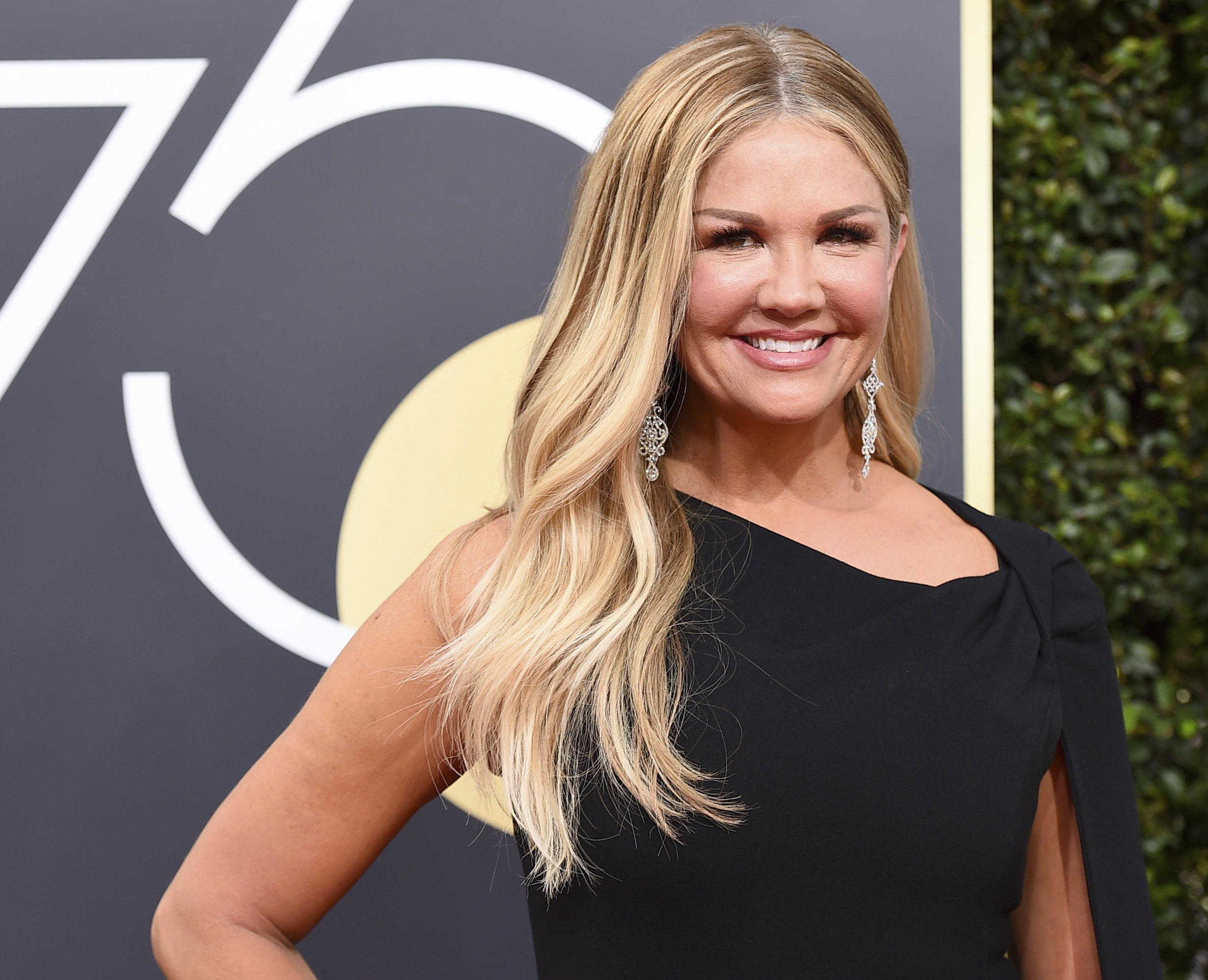 <div class="meta image-caption"><div class="origin-logo origin-image ap"><span>AP</span></div><span class="caption-text">Nancy O&#39;Dell arrives at the 75th annual Golden Globe Awards at the Beverly Hilton Hotel on Sunday, Jan. 7, 2018, in Beverly Hills, Calif. (Jordan Strauss&#47;Invision&#47;AP)</span></div>