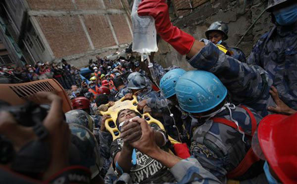 Rescuers pull survivor from rubble 5 days after Nepal quake | abc7.com