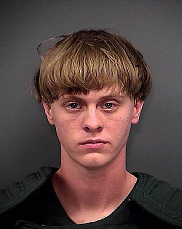 Dylann Roof, 21, was booked into Charleston County in South Carolina on July 18 at 7:25 p.m. after being extradited from Shelby, N.C. <span class=meta>Charleston County Police</span>