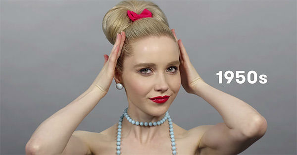 <div class='meta' /><div class='origin-logo' data-origin='none'></div><span class='caption-text' data-credit='Cut Video/YouTube'>Women were given more freedom to indvidualize their looks in the 1950s after the death of Stalin. Western culture also had a greater influence on the look of the day.</span>