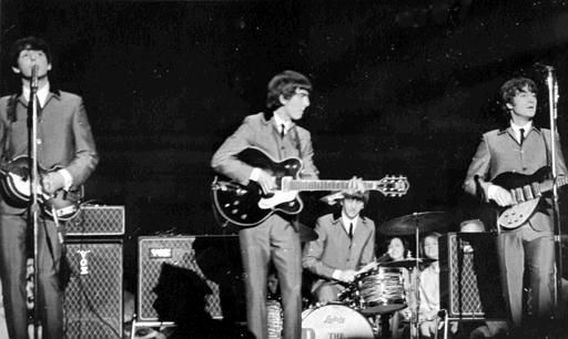 The Beatles perform at Carnegie Hall in New York City, Feb. 12, 1964. <span class=meta>AP Photo</span>
