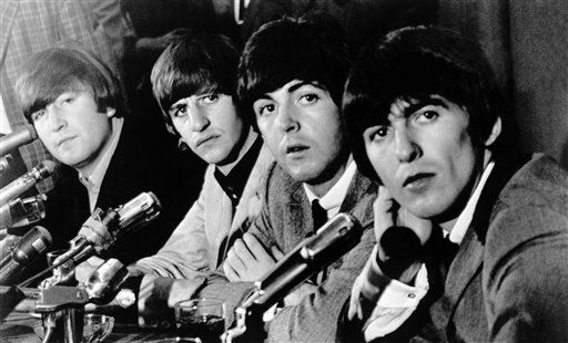The Beatles face the press at Delmonico?s Hotel on Aug. 29, 1964. <span class=meta>AP Photo</span>