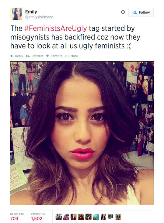 Feminists Flood Twitter With Thousands Of Selfies To Prove Haters Wrong