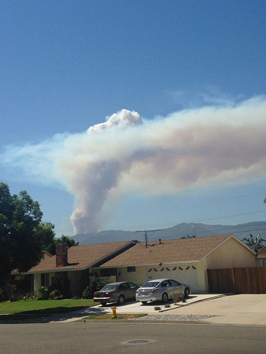 Brush fire burns in Silverado Canyon in Orange County; evacuations