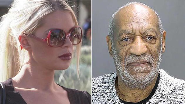 Chloe Goins (left) claims Bill Cosby sexually assaulted her in 2008. Bill Cosby (right) was charged with aggravated indecent assault Wednesday, Dec. 30, 2015 in Elkins Park, Pa.
