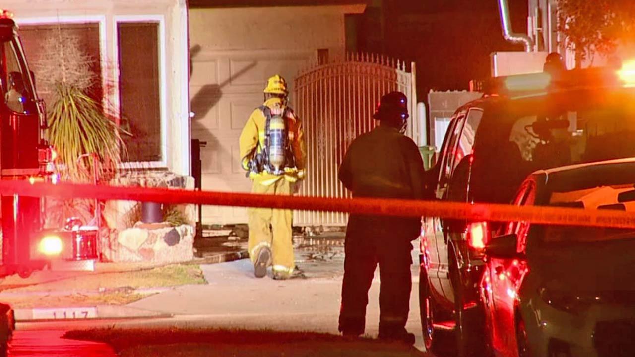 Possible Drug Lab Fire In Compton 1 Arrested