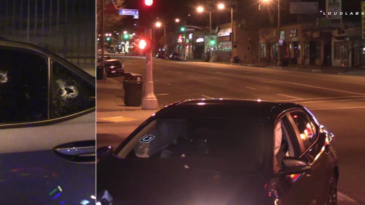 Man found dead in bullet-riddled car with Uber sticker in Lincoln Heights