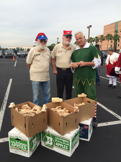 The Woodworkers of Whittier, a woodworking club, donated some hand 
