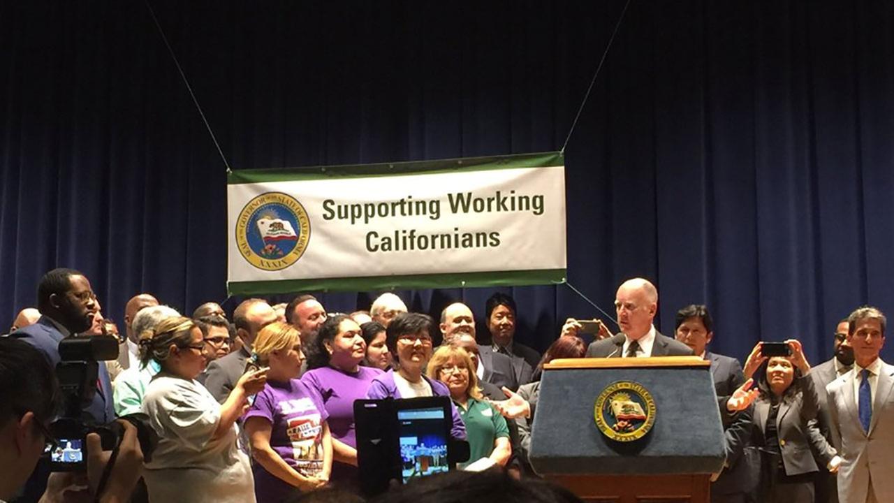 California enacts highest statewide minimum wage in US