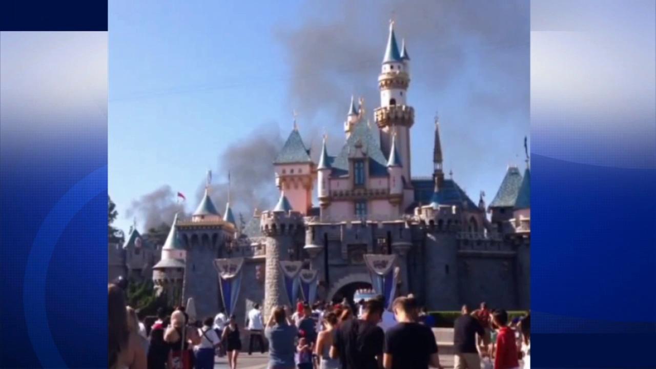 Disneyland fire knocked down by Anaheim firefighters