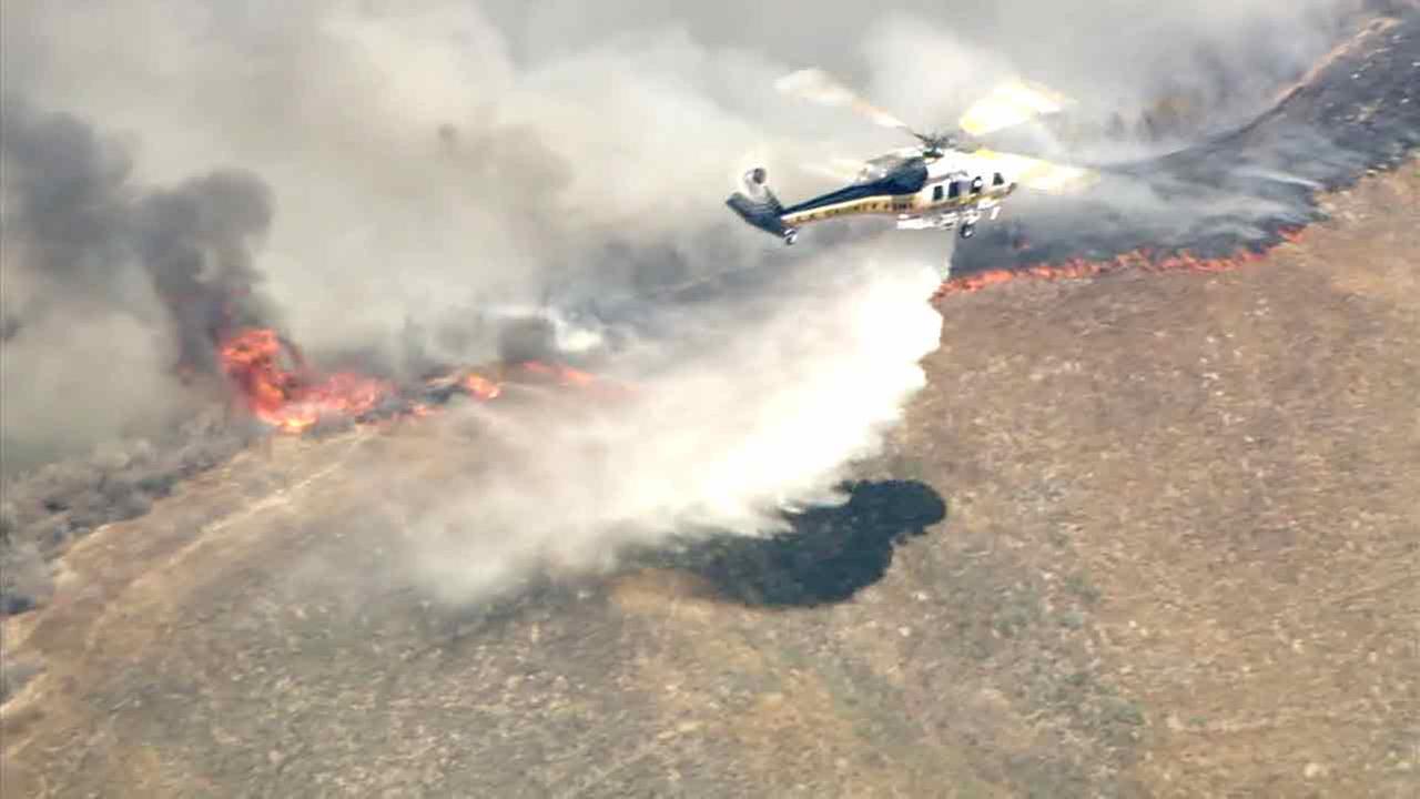 1,100acre fire in Stevenson Ranch area 49 percent contained