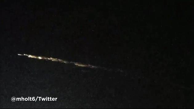 Mysterious light streaks across SoCal sky, sending social media into frenzy