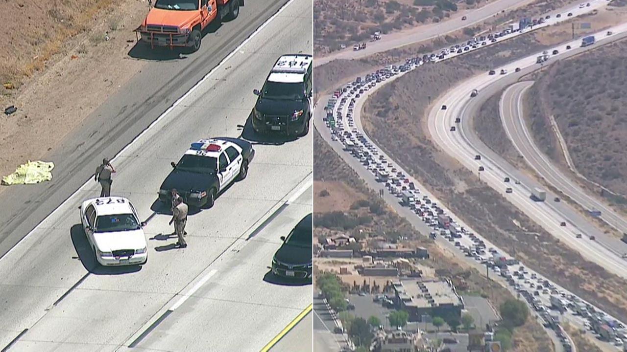 Caltrans Worker Struck, Killed On SB 14 Fwy In Acton | Abc7.com