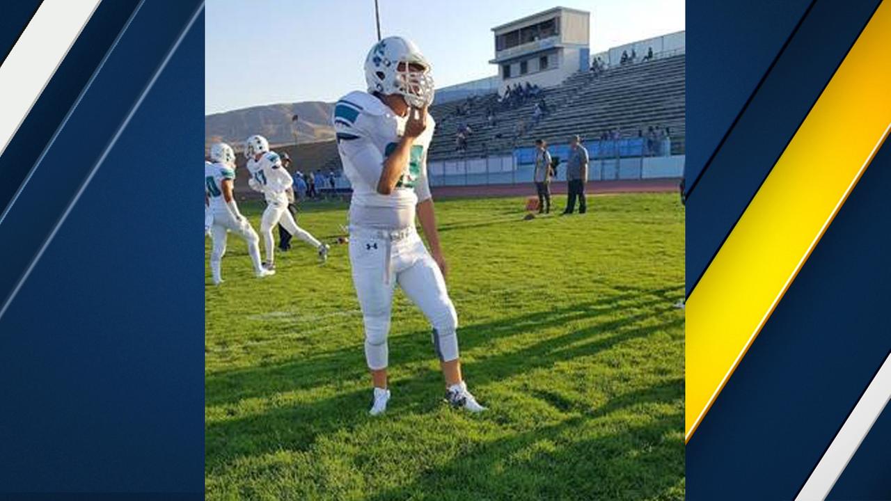 High school football player critically injured after helmettohelmet