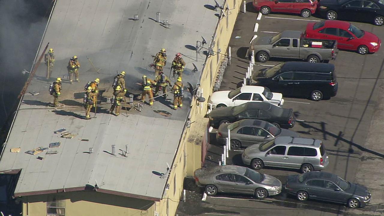 North Hollywood girl dies; father sets fire, stabs self, police say - KABC-TV