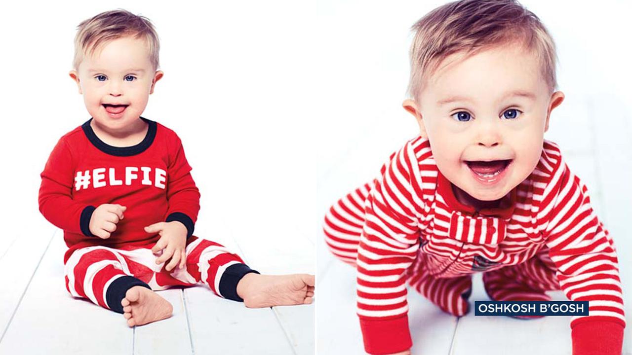 Toddler with Down syndrome stars in OshKosh B'Gosh holiday campaign
