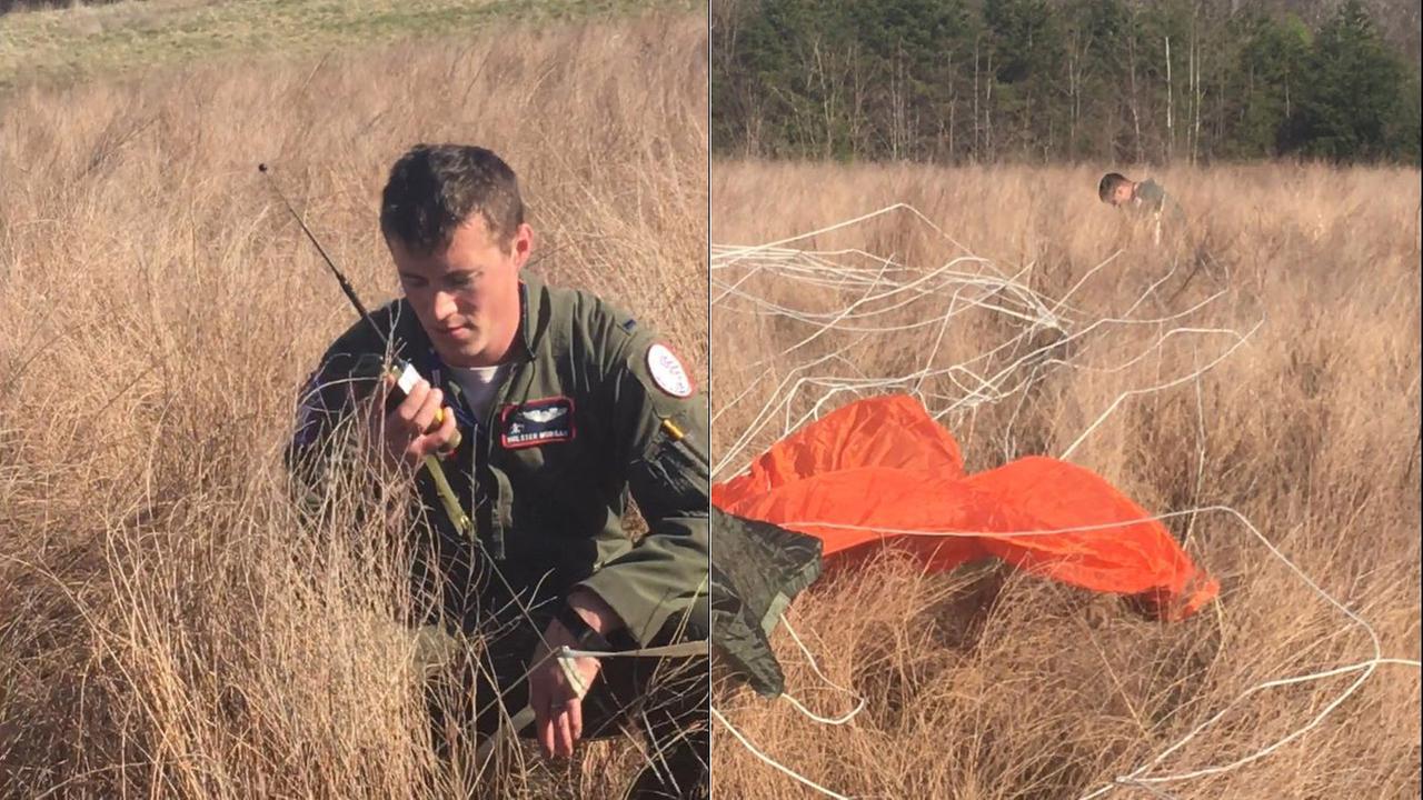 Pilot safe after F-16 crashes in Maryland, Air Force says