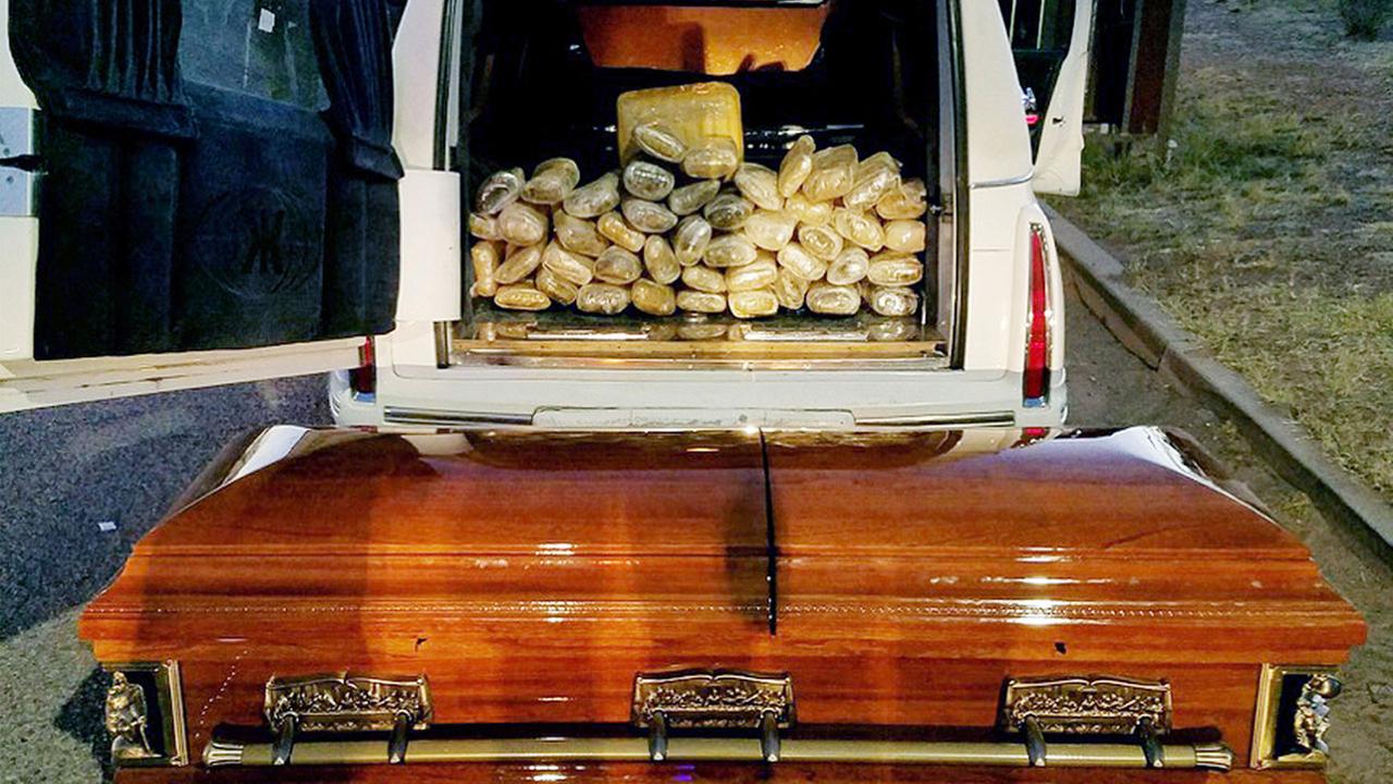 Border Patrol snags casket stuffed with marijuana near Tombstone, Arizona