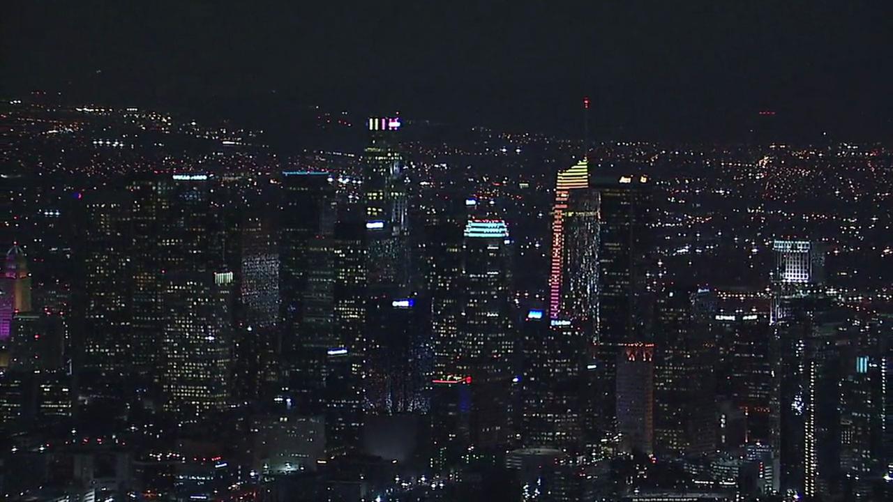 LA lights up to help lure 2024 Olympics