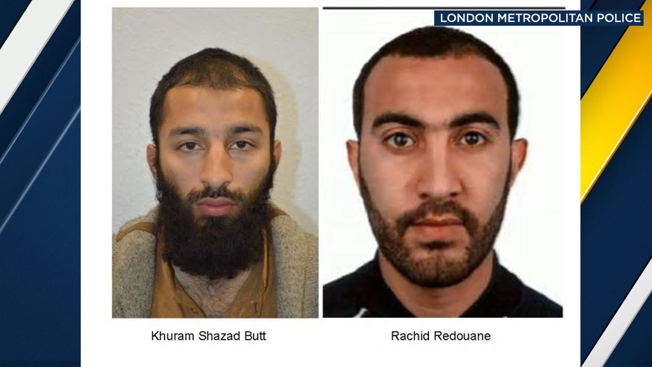 London police name 2 of 3 attack suspects