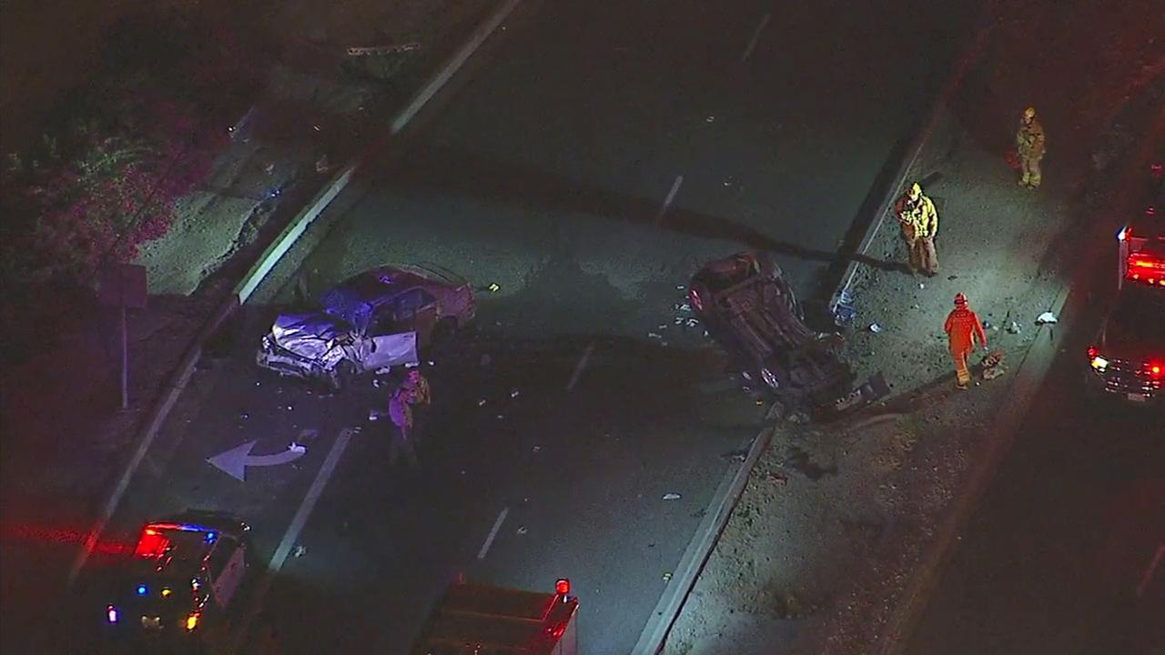 5 injured in La Habra Heights headon crash