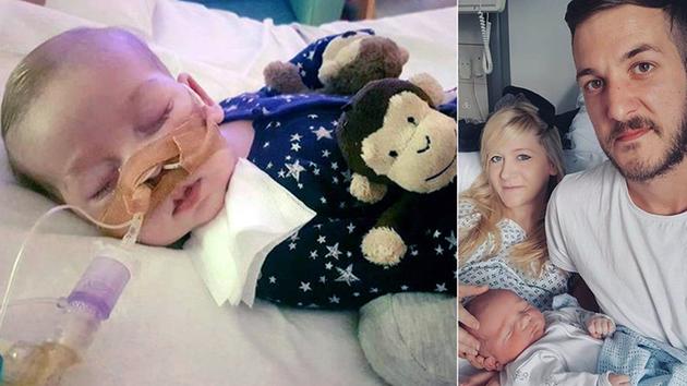 This is an undated handout photo of Charlie Gard provided by his family, at Great Ormond Street Hospital, in London.