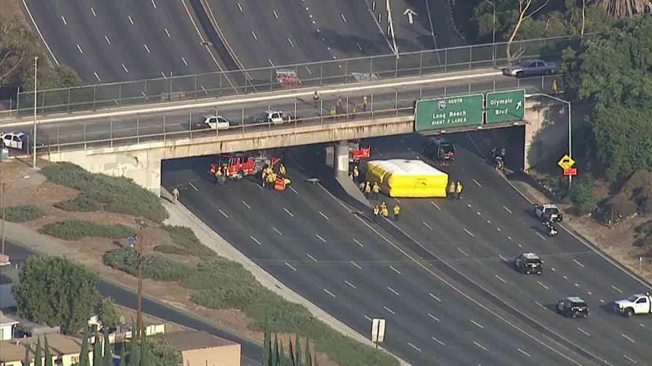 5 Freeway shut down causes major backups KABC7 Photos and Slideshows