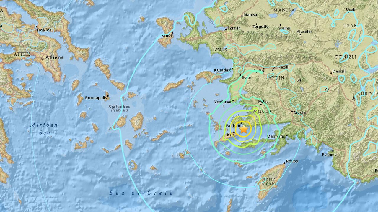 Image result for 5.3 magnide airquake hits under Bodrum, Turkey