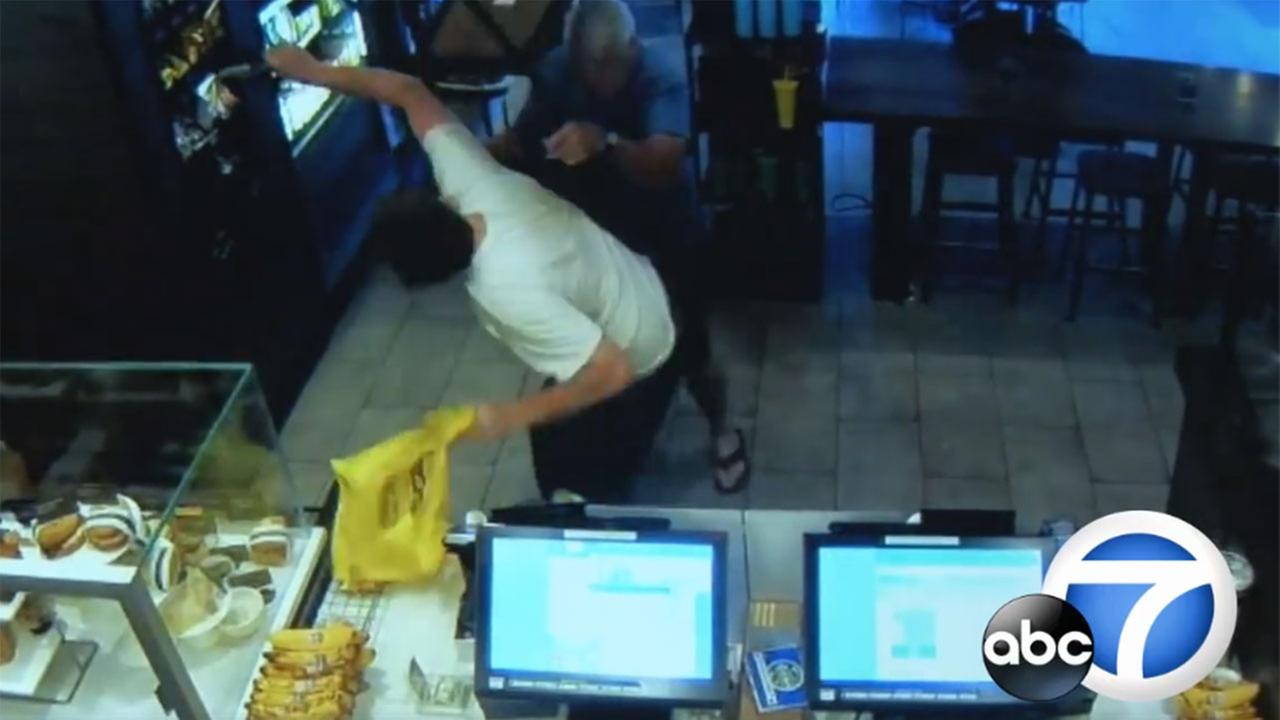 Starbucks robbery suspect may sue 'Good Samaritan' who subdued him Starbucks robbery suspect may sue 'Good Samaritan' who subdued him