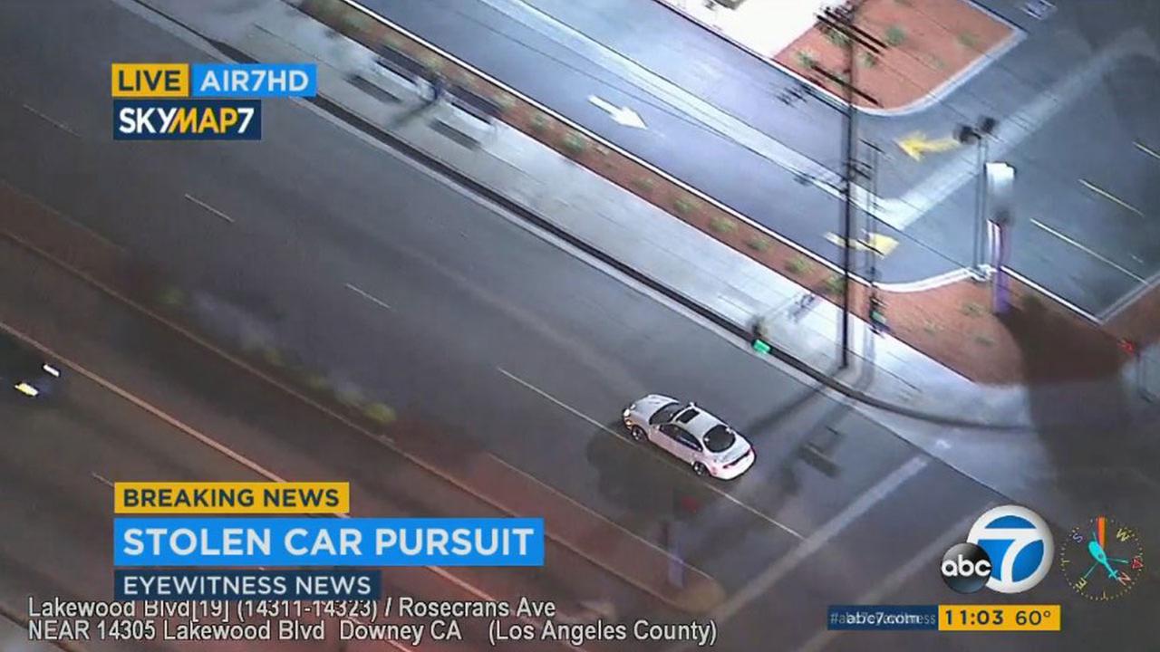 Suspect In Custody After High Speed Chase In Ie La County