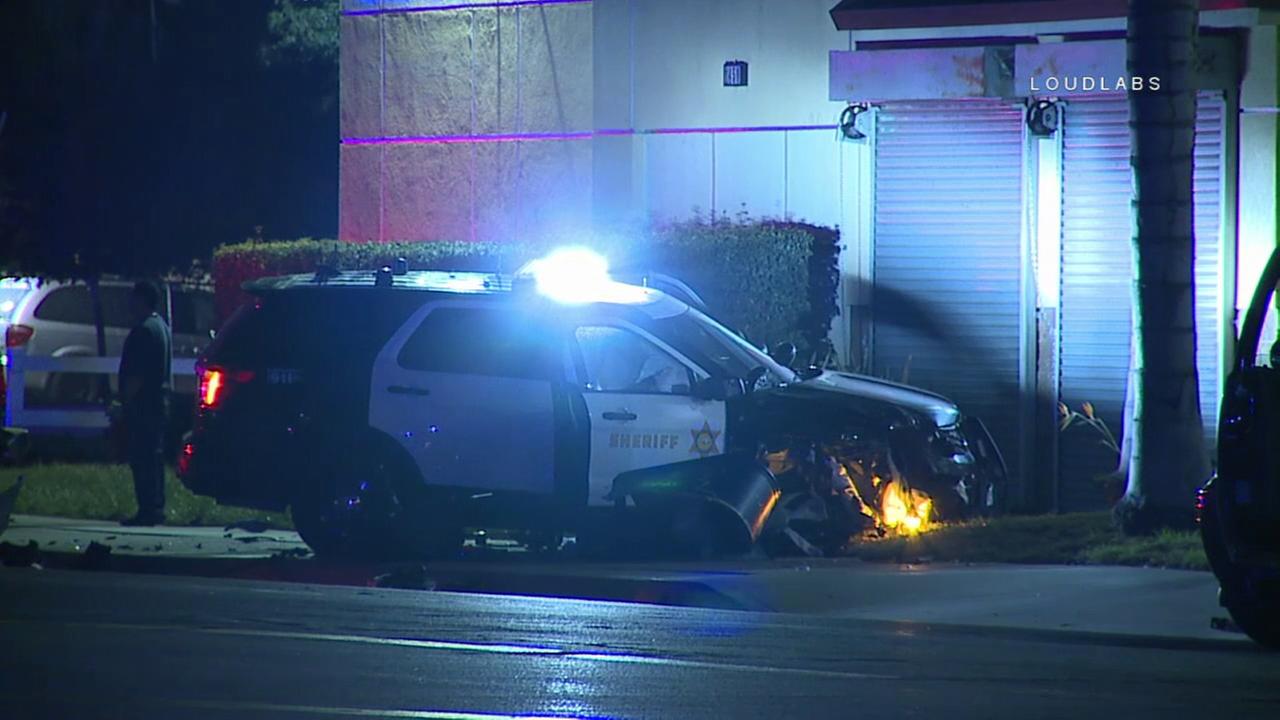 Sheriff's deputy, dispatcher among 3 hospitalized after multivehicle