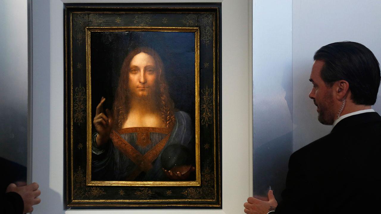 Image result for Leonardo Da Vinci painting is sold for $450m