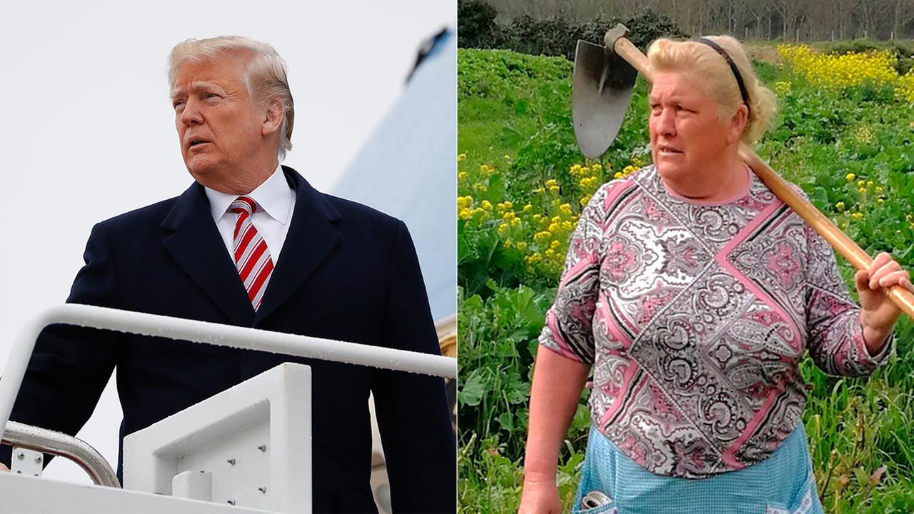 Image result for Dolores Leis resembles U.S. President Donald Trump captured Media