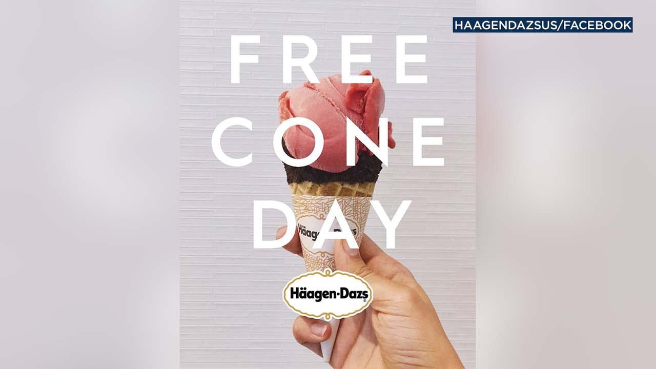 FREE Häagen-Dazs cone TODAY from 4 pm - 8 pm