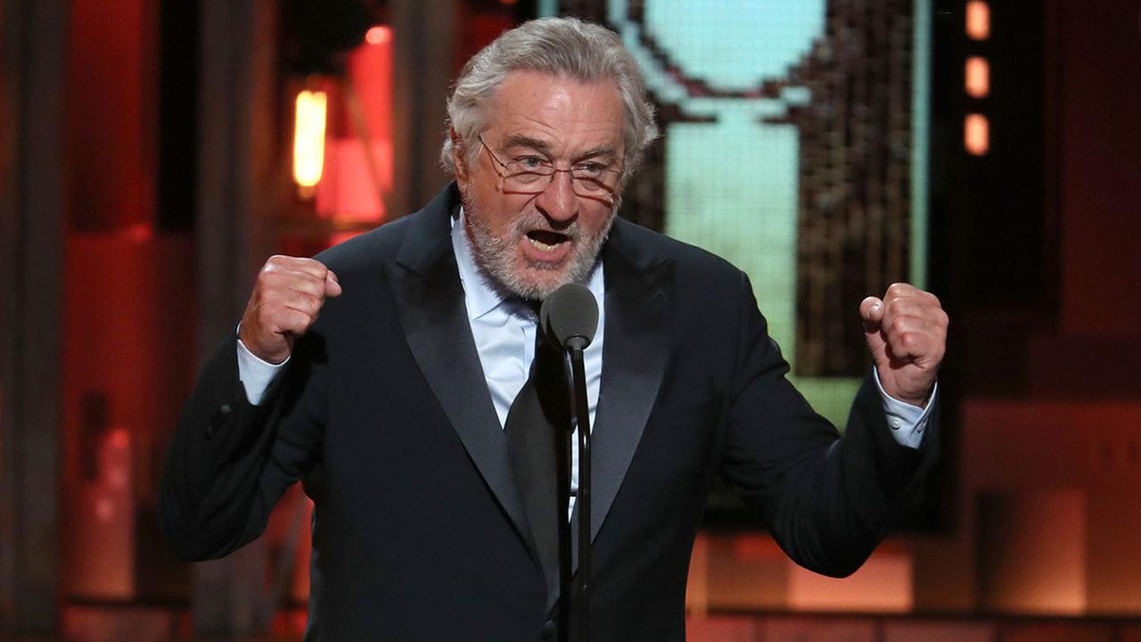 Robert De Niro introduces a performance by Bruce Springsteen at the 72nd annual Tony Awards at Radio City Music Hall on Sunday, June 10, 2018, in New York.