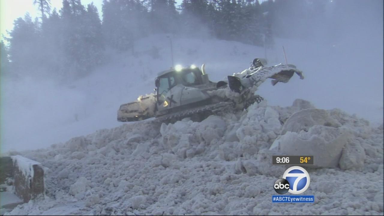 VIDEO Wrightwood businesses fresh snow