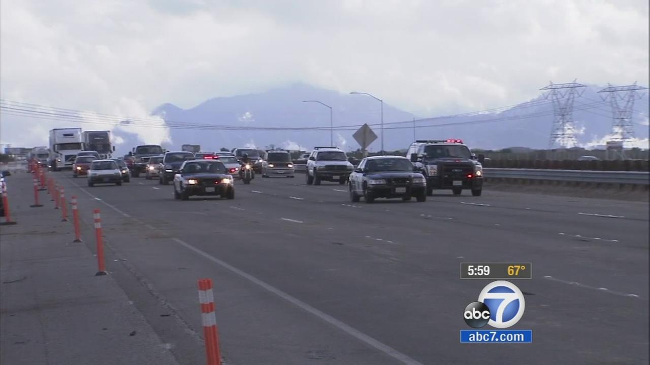 Hesperia bridge fire All I15 lanes open through Hesperia