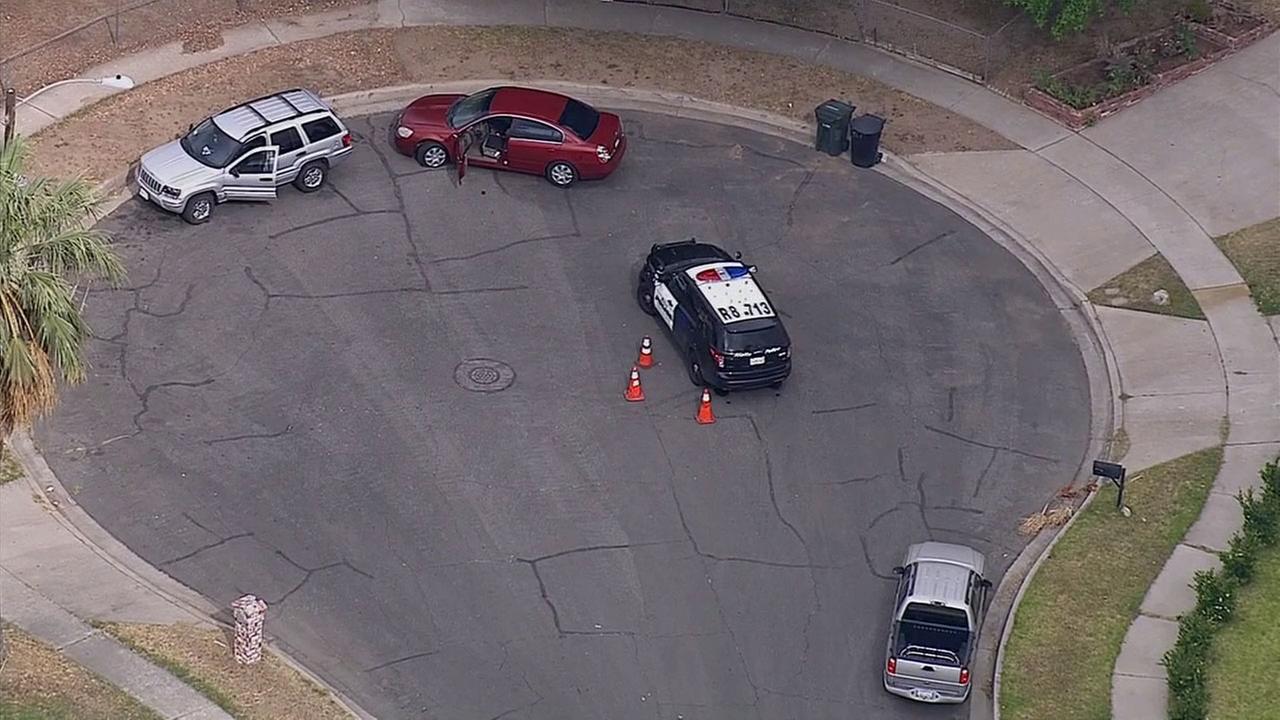 Parolee wanted for driveby shootings; may be injured from officer