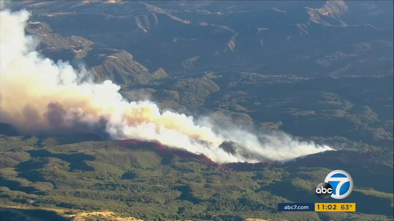 Evacuations Ordered As Brush Fire Grows In Santa Barbara County