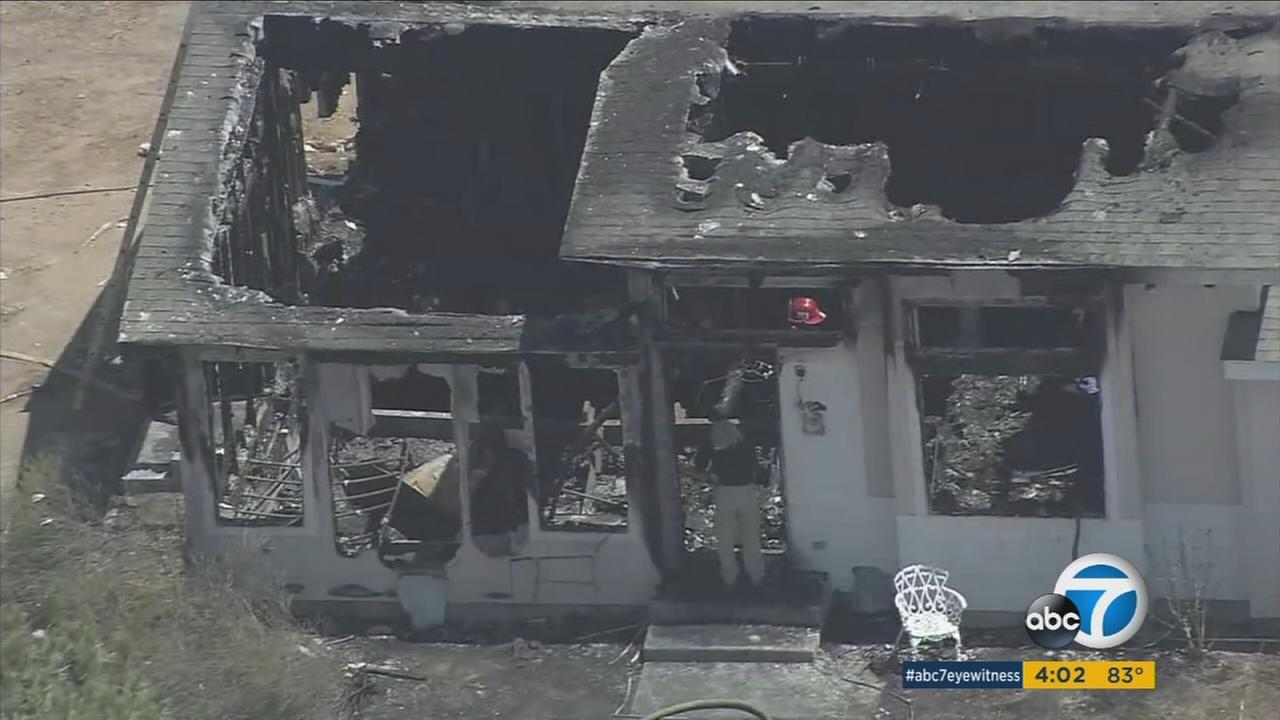 Remains of 5 adults found at gutted Southern California home