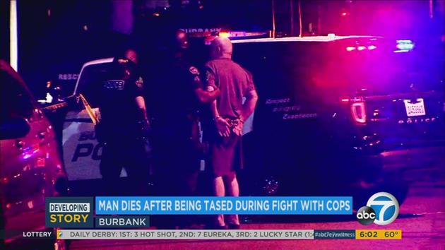 A man was arrested after allegedly threatening Burbank police officers while armed with a gun on Tuesday, Oct. 4, 2016.