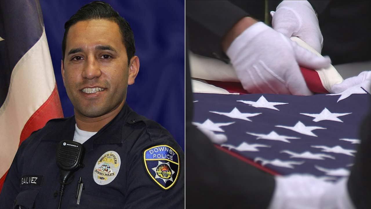 Slain Downey Officer Ricardo Galvez honored at Fallen Officer ... - KABC-TV
