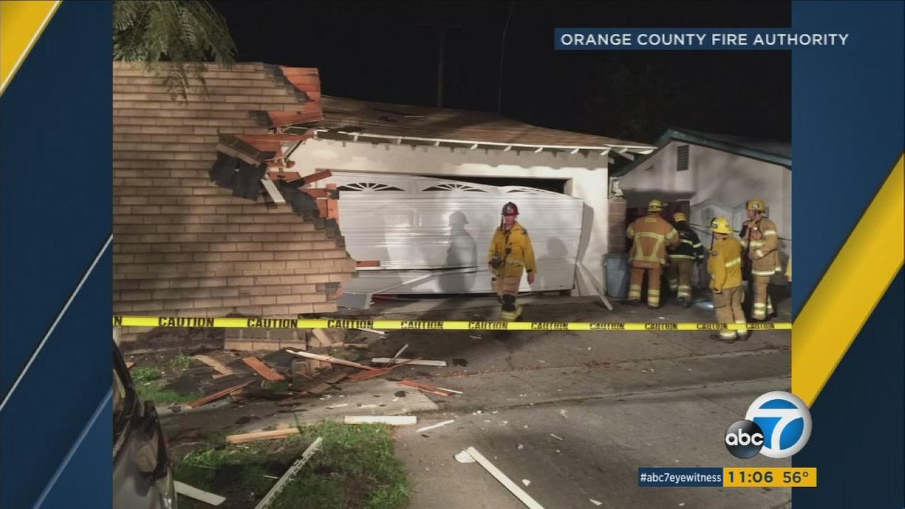 House explosion in Santa Ana leaves 1 injured - KABC-TV
