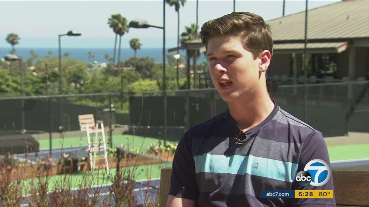 LA teen tennis standout becomes online entrepreneur - KABC-TV