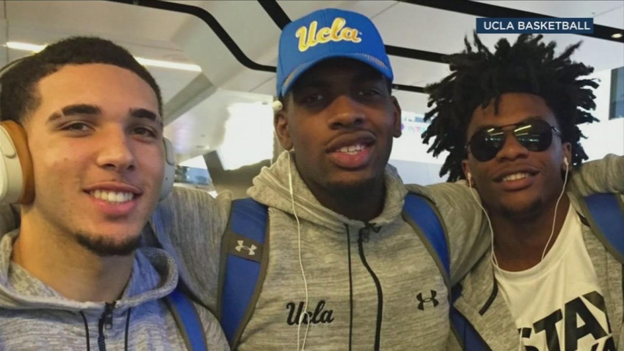 UCLA players quizzed over alleged shoplifting to remain in China